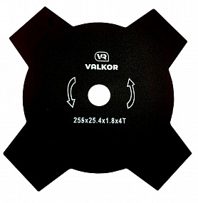 Нож VALKOR (255мм/25,4мм) 4 лопости  